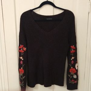 AE embroidered sweater